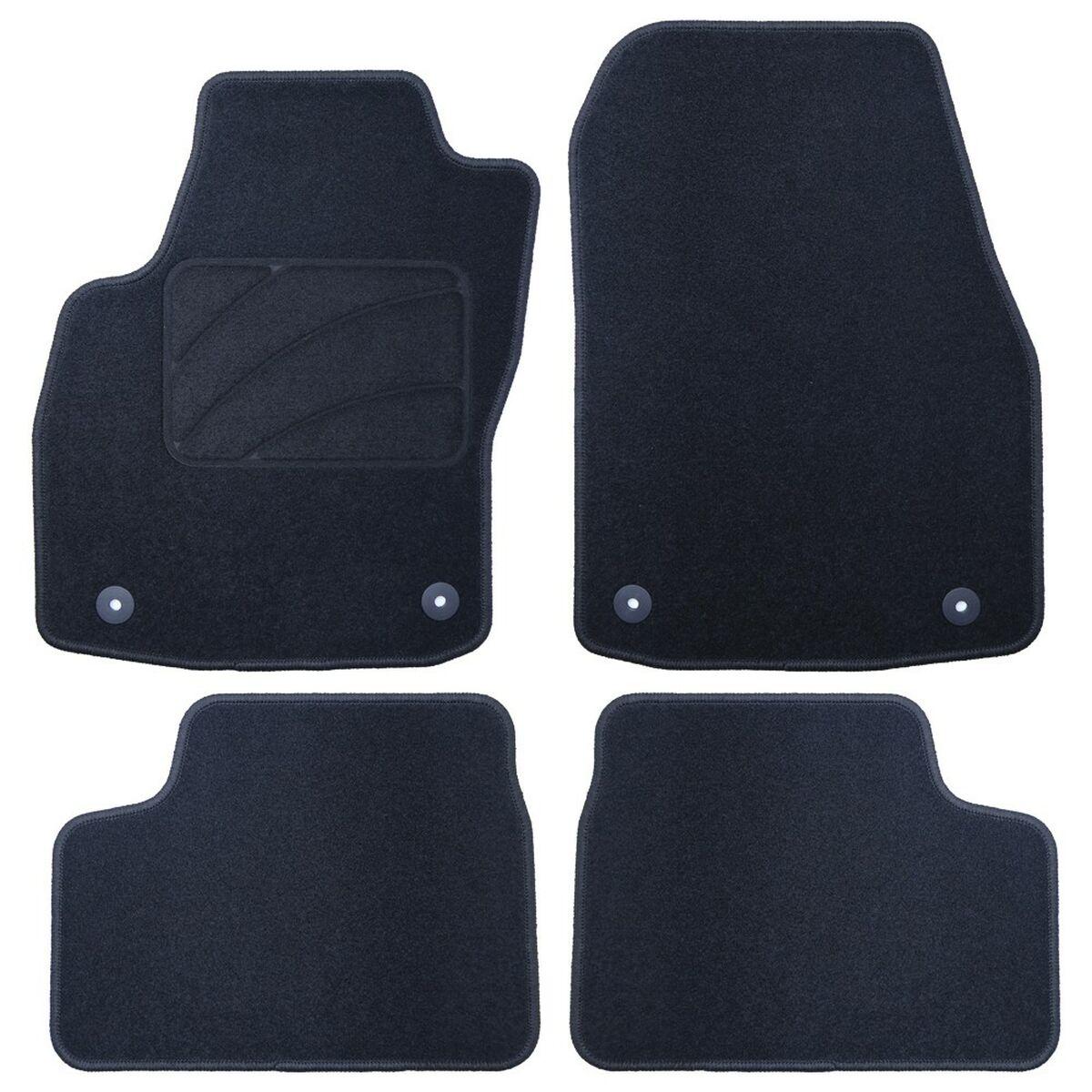Set de Alfombrillas para Coche OCC Motorsport OCCOP0008 Negro Opel Astra H Twintop Cabrio 4 Piezas