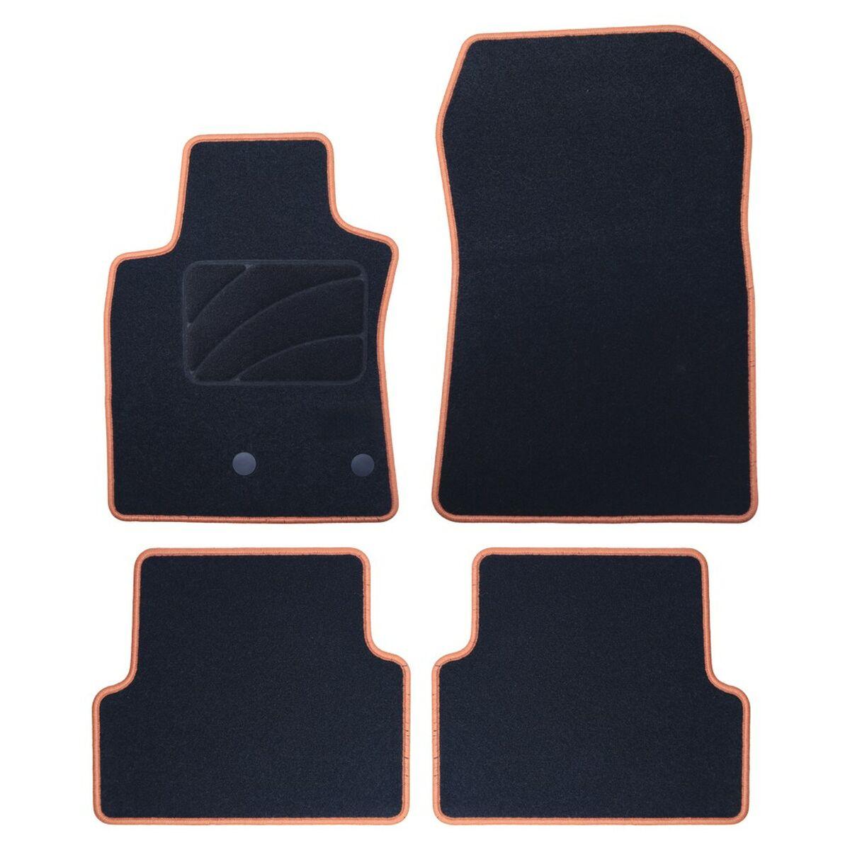 Set de Alfombrillas para Coche OCC Motorsport OCCRT0038YE Amarillo Renault Modus 5 Piezas