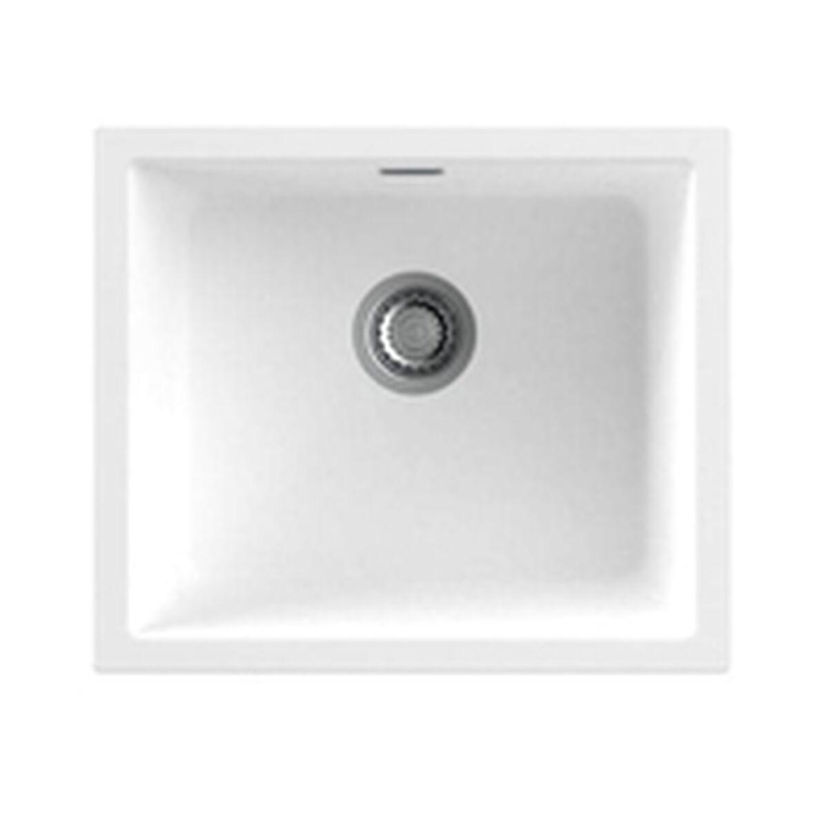 Fregadero de Un Seno Nodor 45401BWH 4084 Blanco