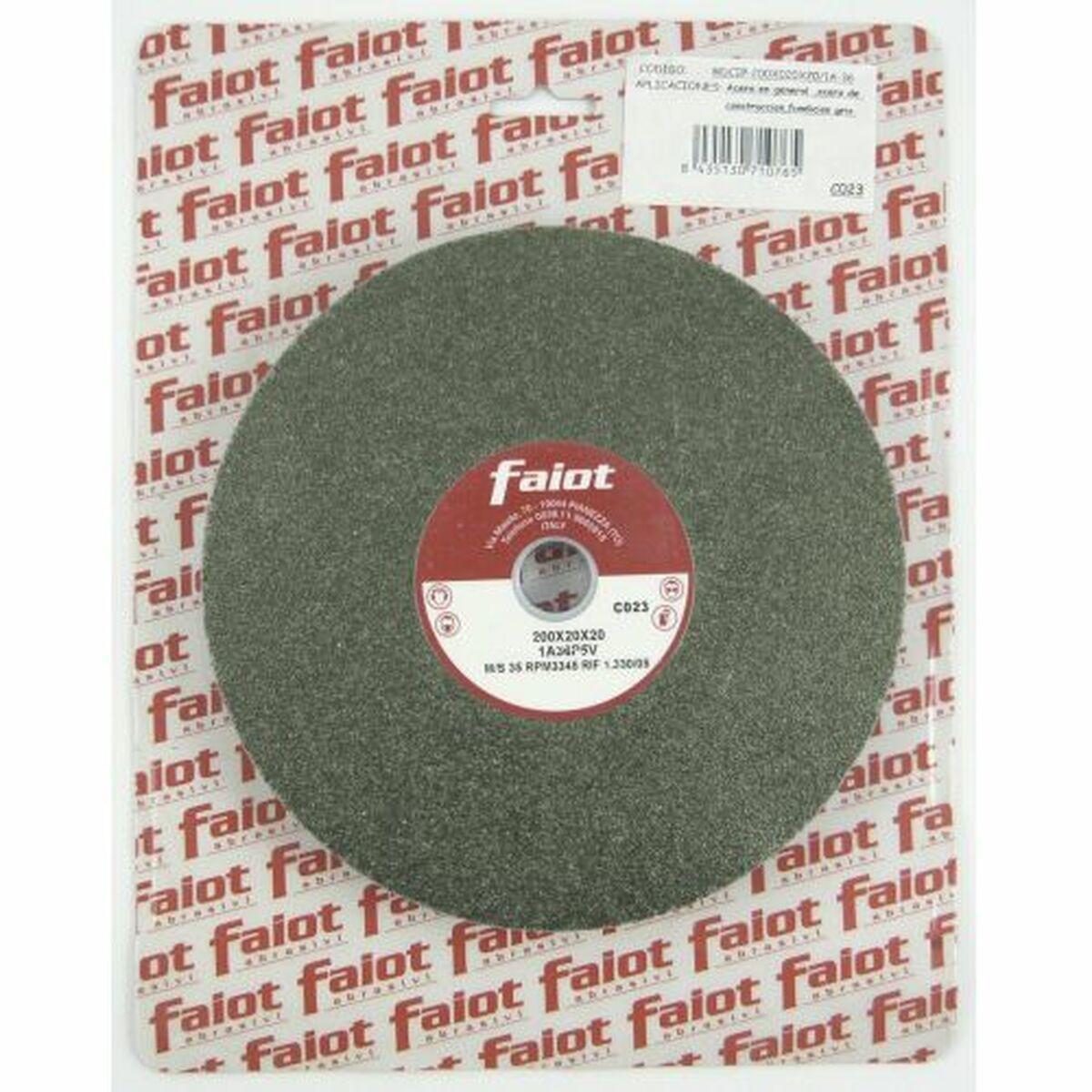 Muela abrasiva FAIOT 8C-80 175 mm Verde