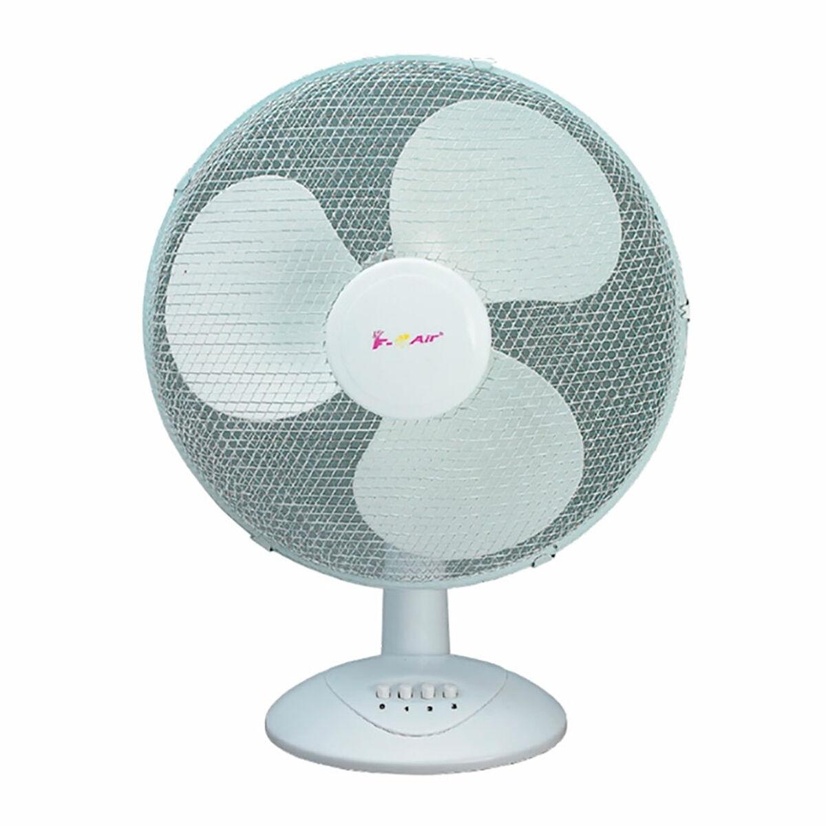 Ventilador de Sobremesa F-Air Blanco 40 W Ø 30 x 47 cm