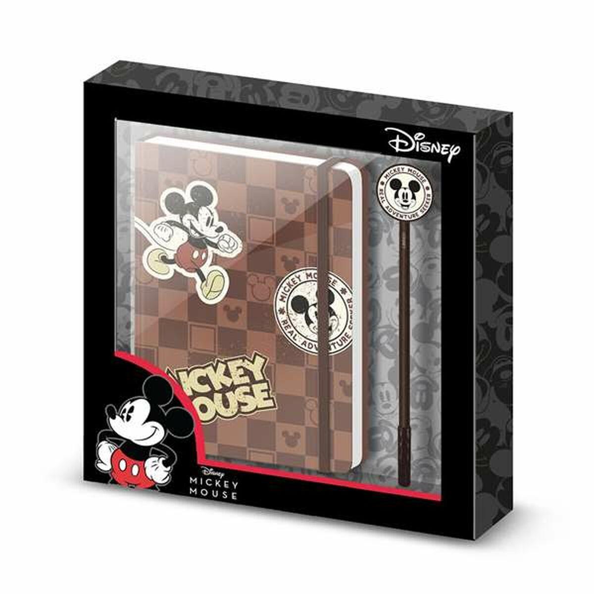 Diario con Accesorios Mickey Mouse