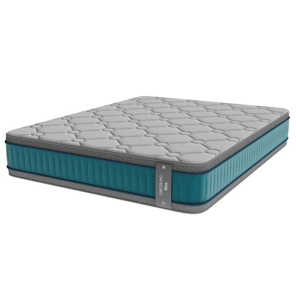 Cecotec Colchón de muelles ensacados híbrido Flow 8990 Hybrid 135x190 cm firmeza media-alta