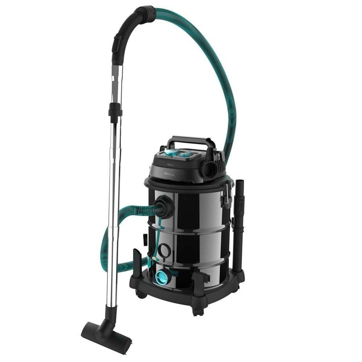 Cecotec Aspirador Conga Rockstar Wet & Dry Steel Pro Tool 1600 W 30 L HEPA Acero