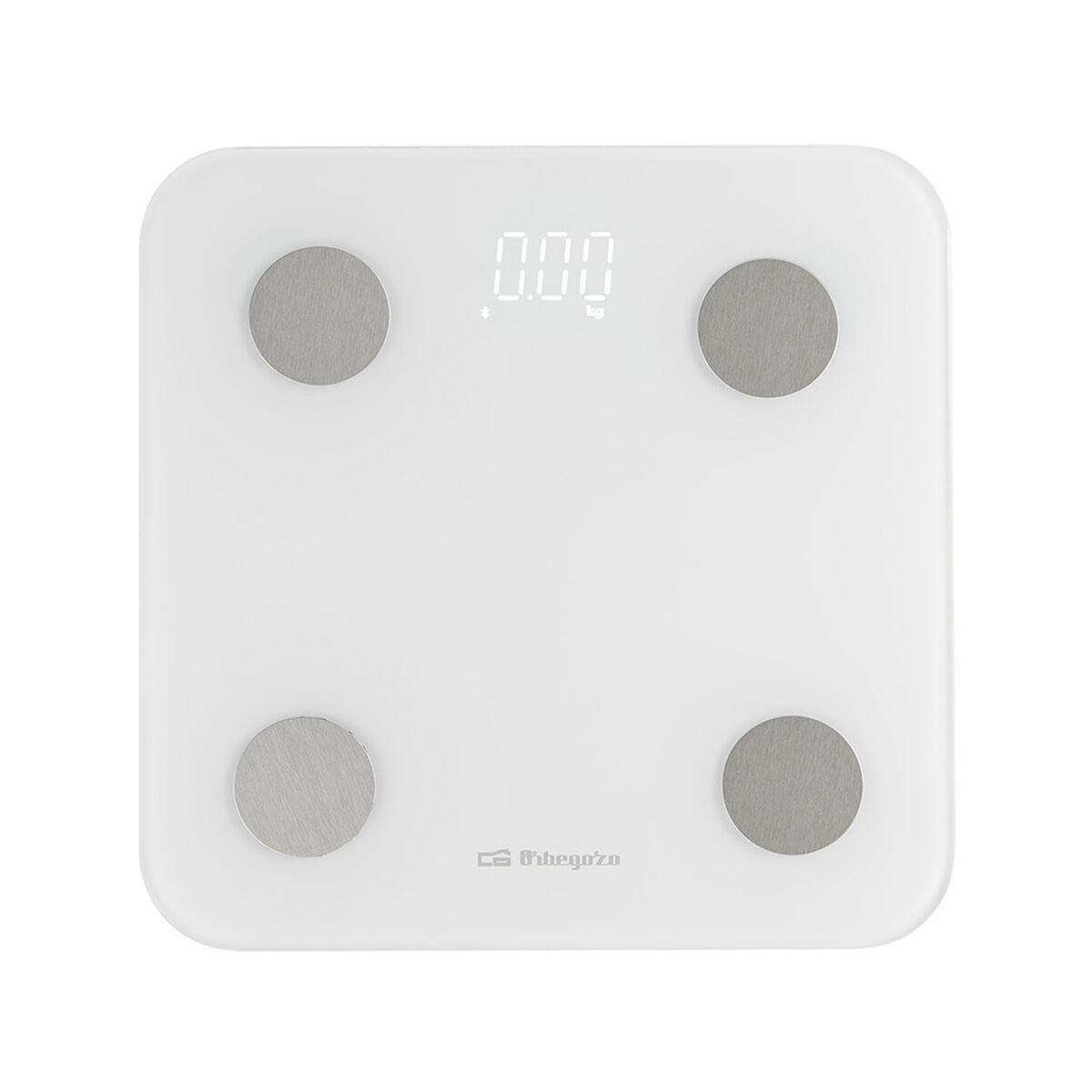 Báscula Digital de Baño Orbegozo PB3005 Negro Cristal Templado 180 kg