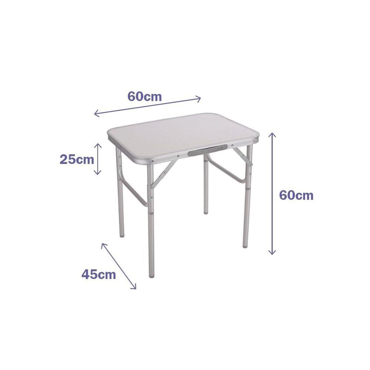 Mesa Plegable Marbueno Blanco 60 x 60 x 45 cm