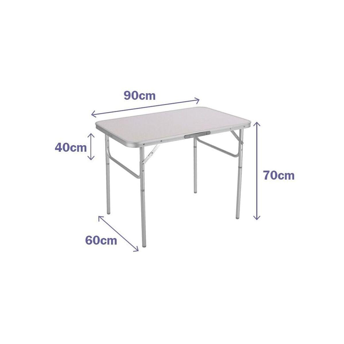 Mesa Plegable Marbueno Blanco 90 x 70 x 60 cm