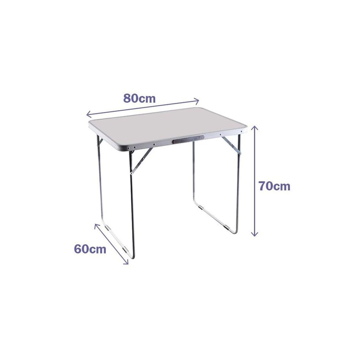 Mesa Plegable Marbueno Blanco 120 x 70 x 60 cm