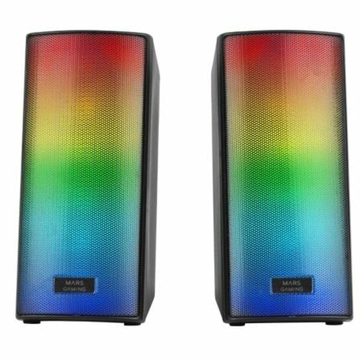 Altavoces PC Mars Gaming MSRGB2 Negro 4 W