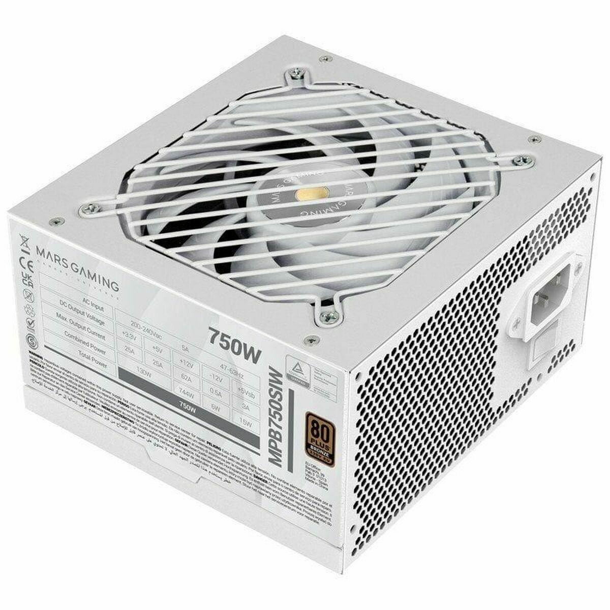 Fuente de Alimentación Mars Gaming PSU 750W ATX 750 W 6 W 130 W 80 Plus Bronze