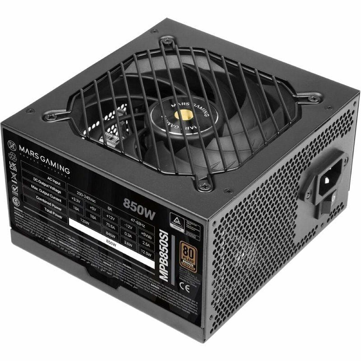 Fuente de Alimentación Mars Gaming PSU 850W ATX 850 W 80 Plus Bronze