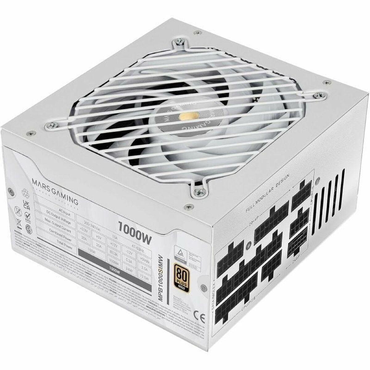 Fuente de Alimentación Mars Gaming MPB1000SIMW 1000 W 80 Plus Gold