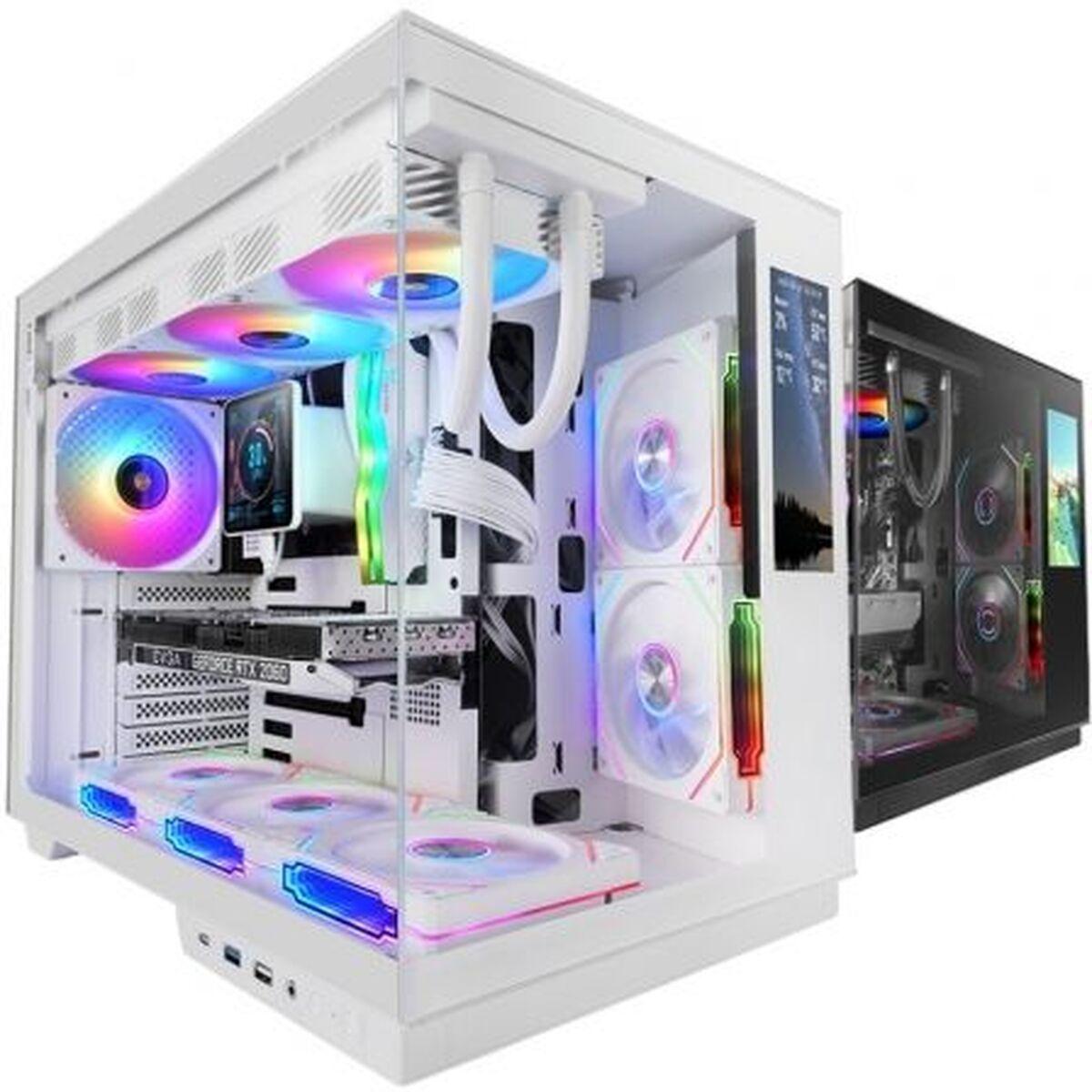 Caja Semitorre ATX Mars Gaming MCMIRAGEW Blanco