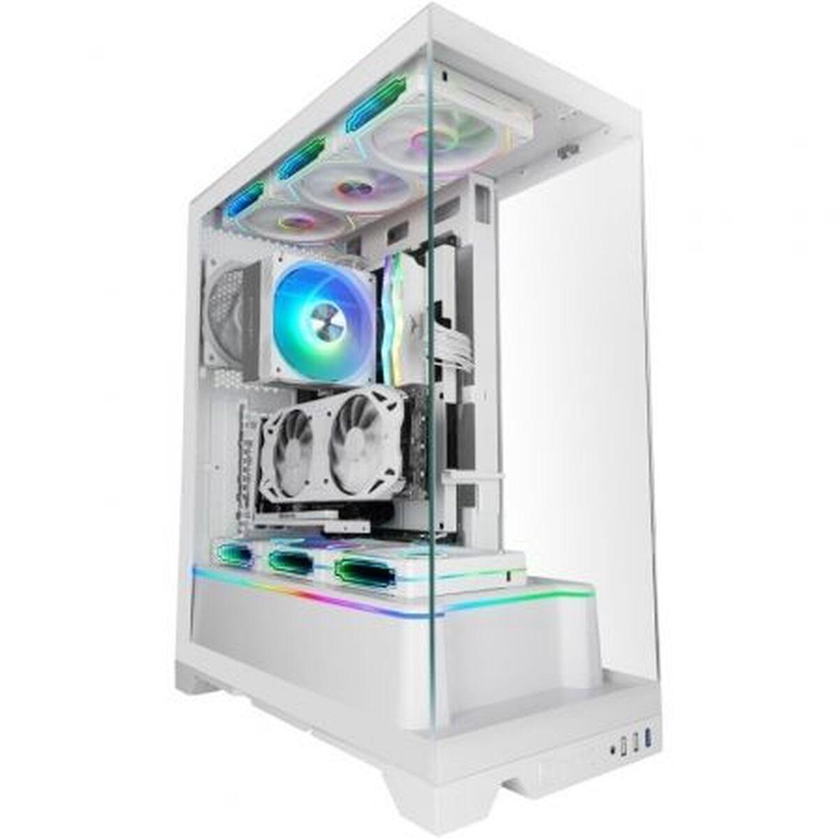 Caja Semitorre ATX Mars Gaming MCPRISMAW Blanco