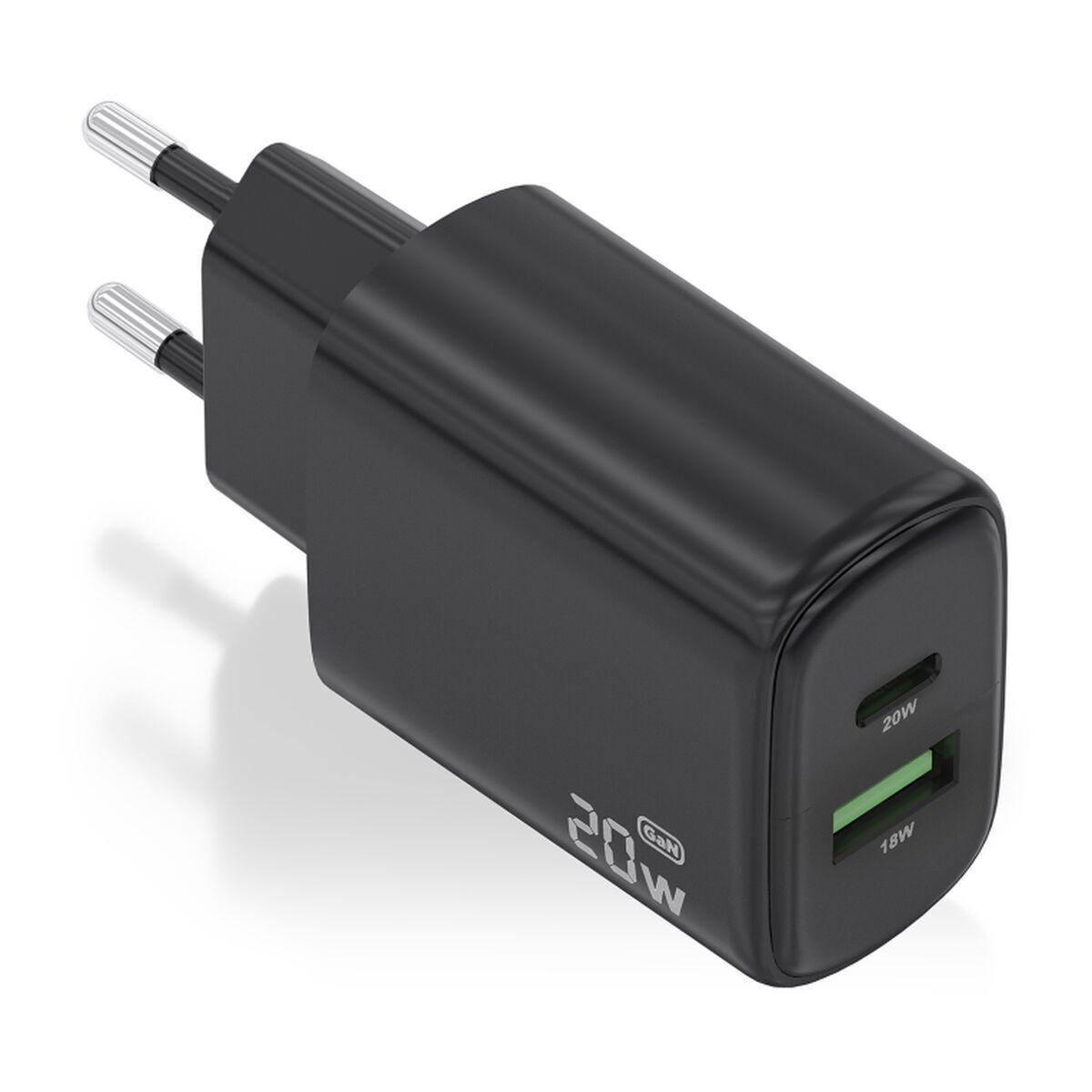 Cargador de Pared Aisens A110-0910 Negro 20 W