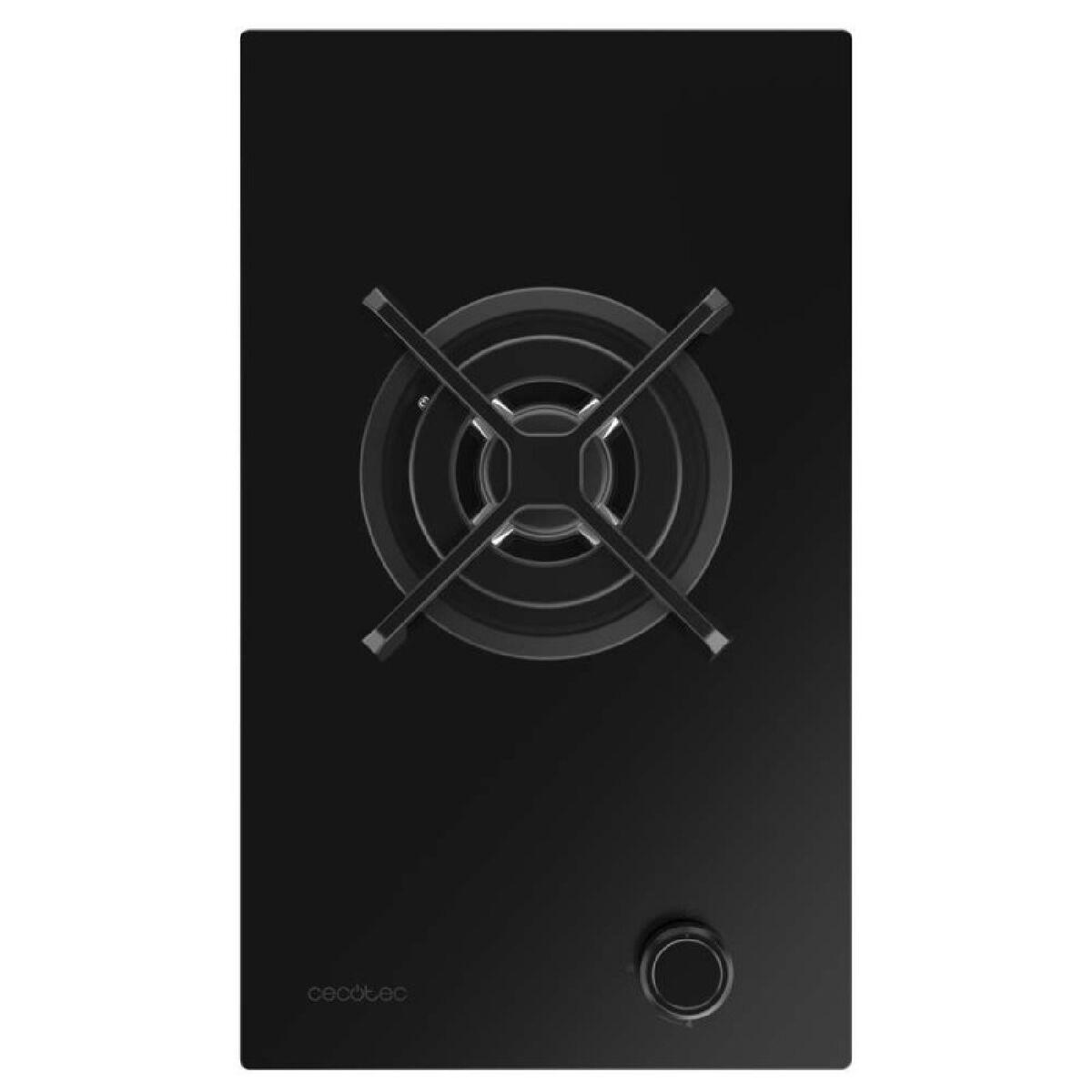 Cecotec Placa de gas 1 zona Bolero Squad G 1400S Nano Glass 3400W WOK hierro fundido
