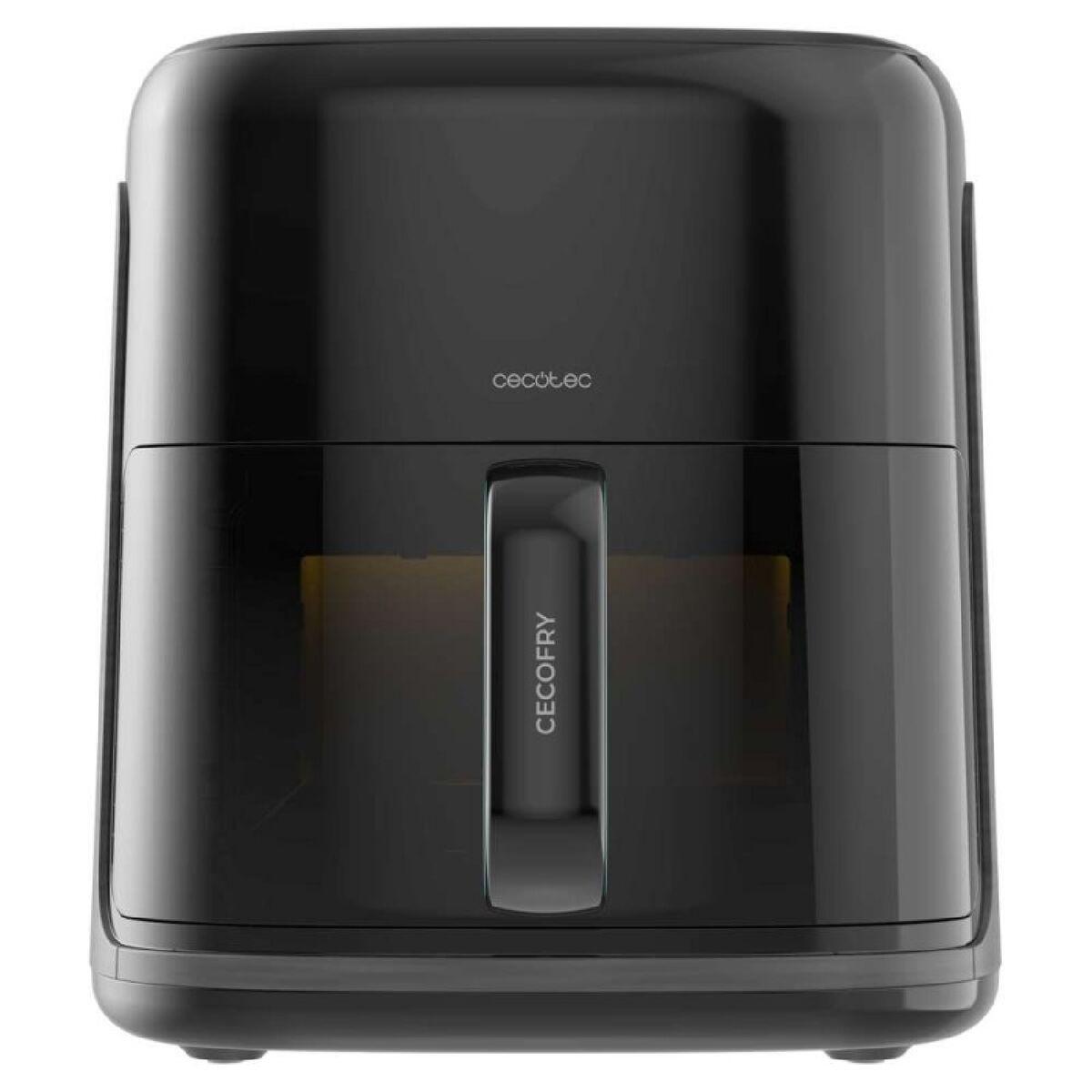 Cecotec Freidora de Aire Cecofry&Grill Smokin'Prime 6500 6,5L 2200W Grill Negro
