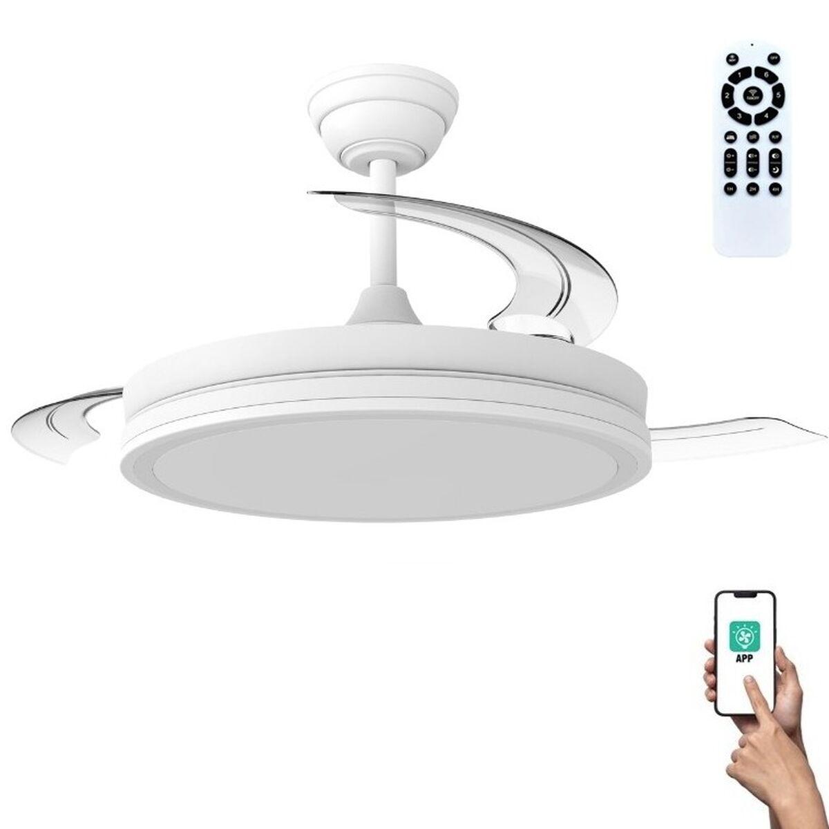 Ventilador de Techo CristalRecord 85-080-42-000 Blanco 60 W