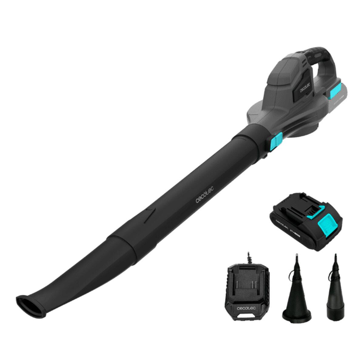 Cecotec Soplador a batería AirForce 2500 Agile 21V ultraligero velocidad regulable 241km/h