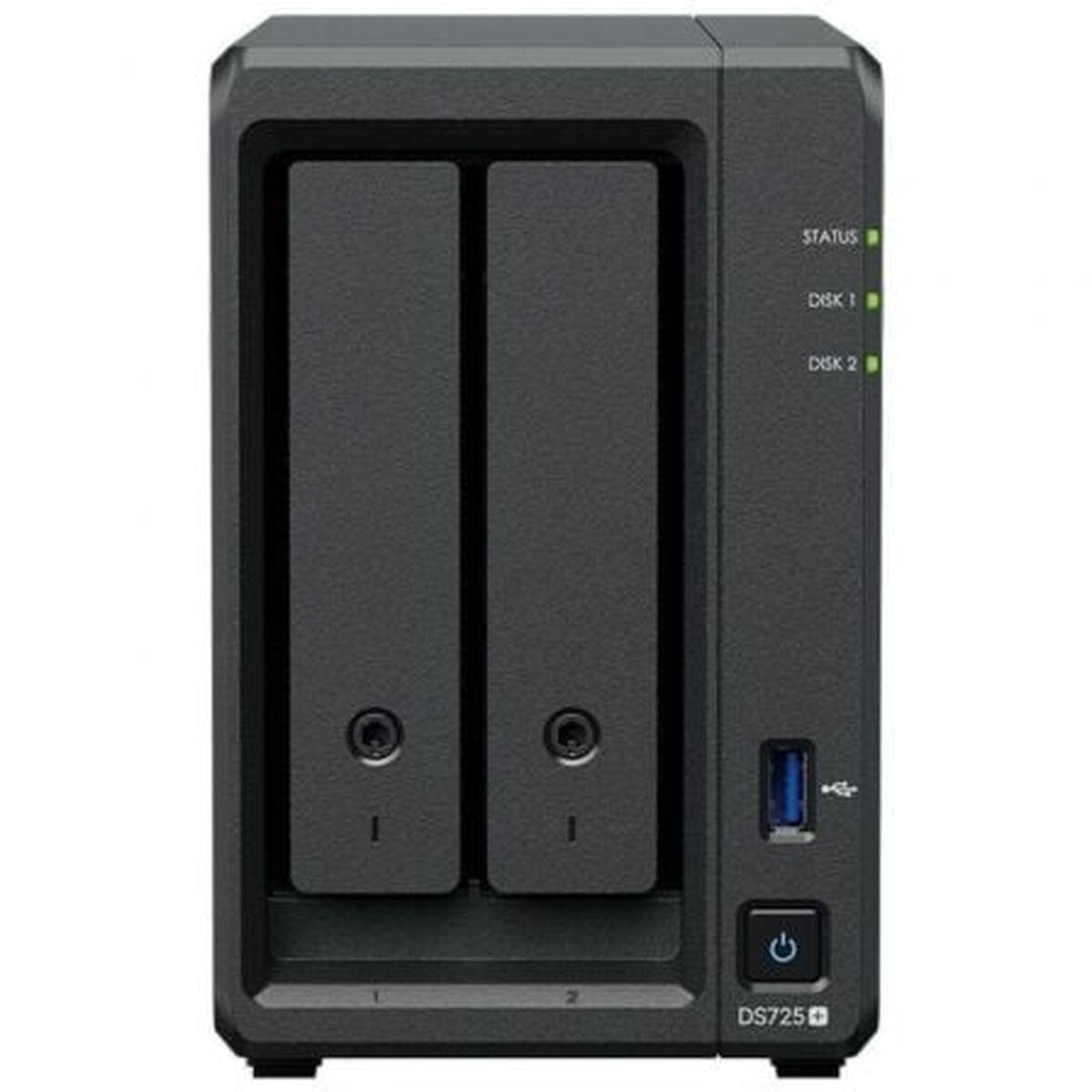 Almacenamiento en Red NAS Synology DS725+/8G Negro Quad Core