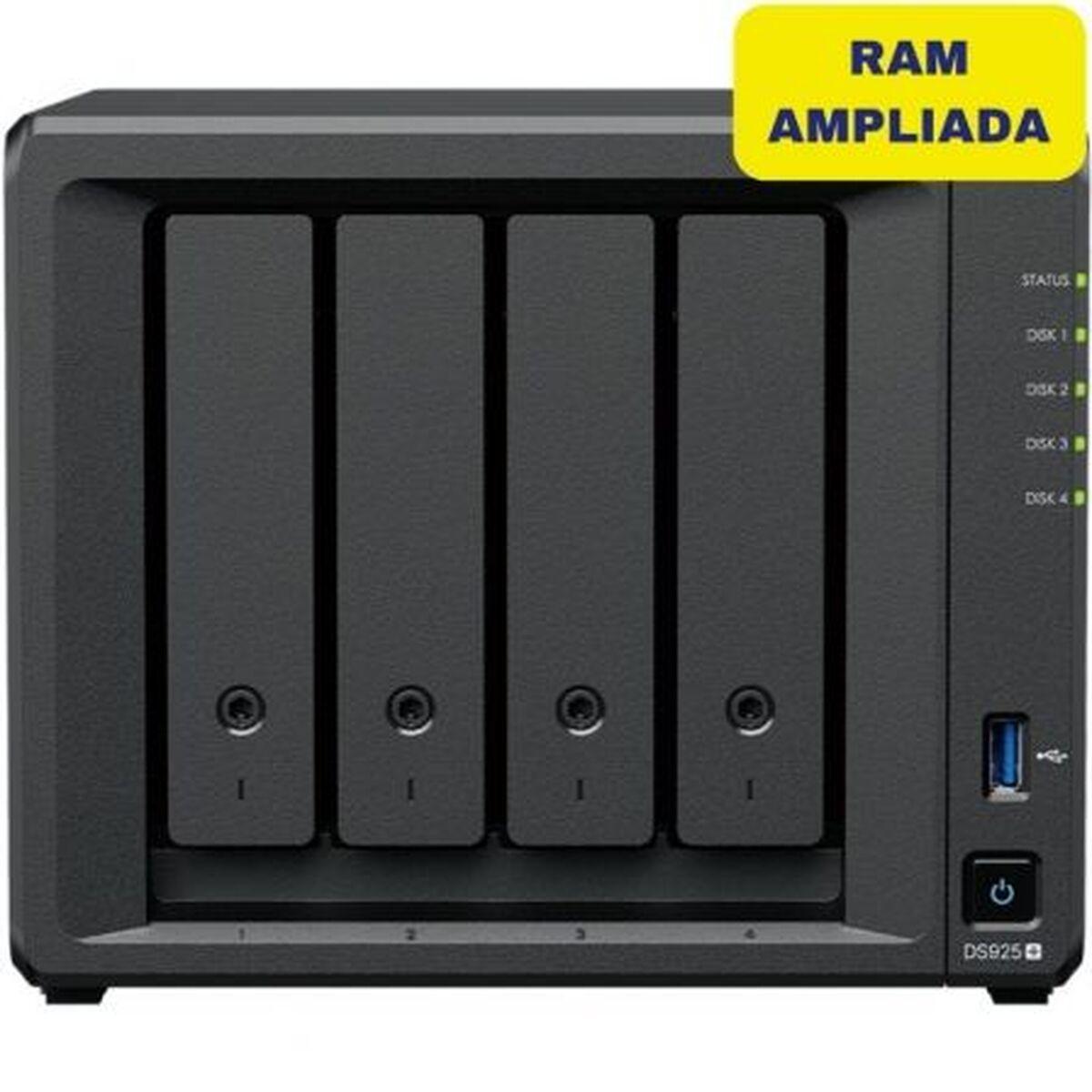 Almacenamiento en Red NAS Synology DS925+/16G Quad Core Negro