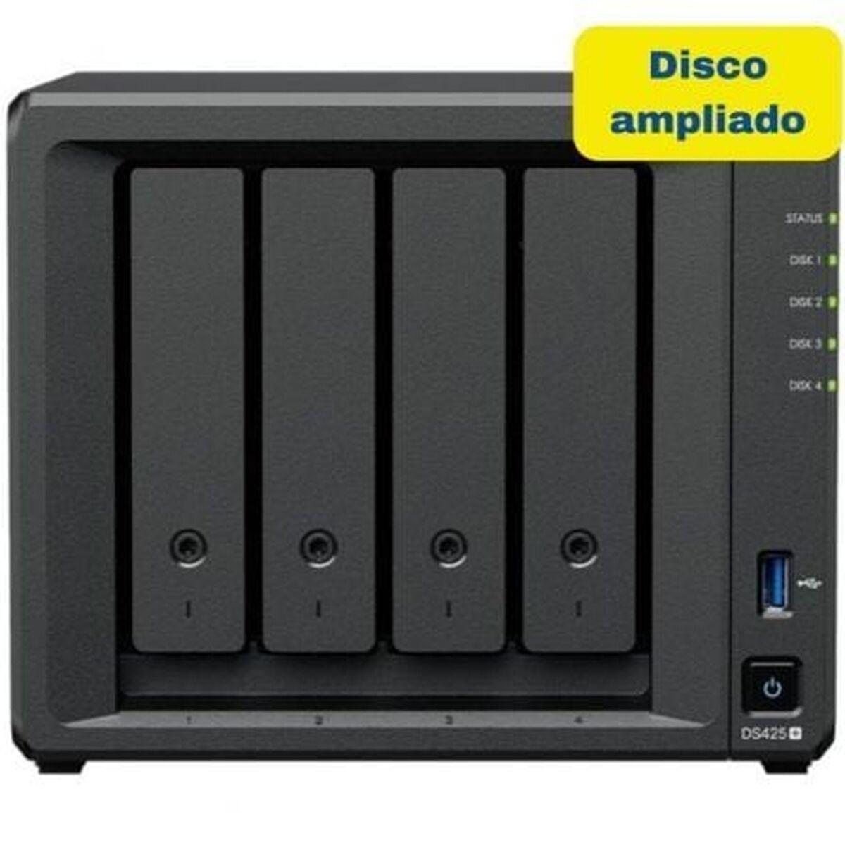 Almacenamiento en Red NAS Synology DS425+ 8TB Negro Intel Celeron J4125