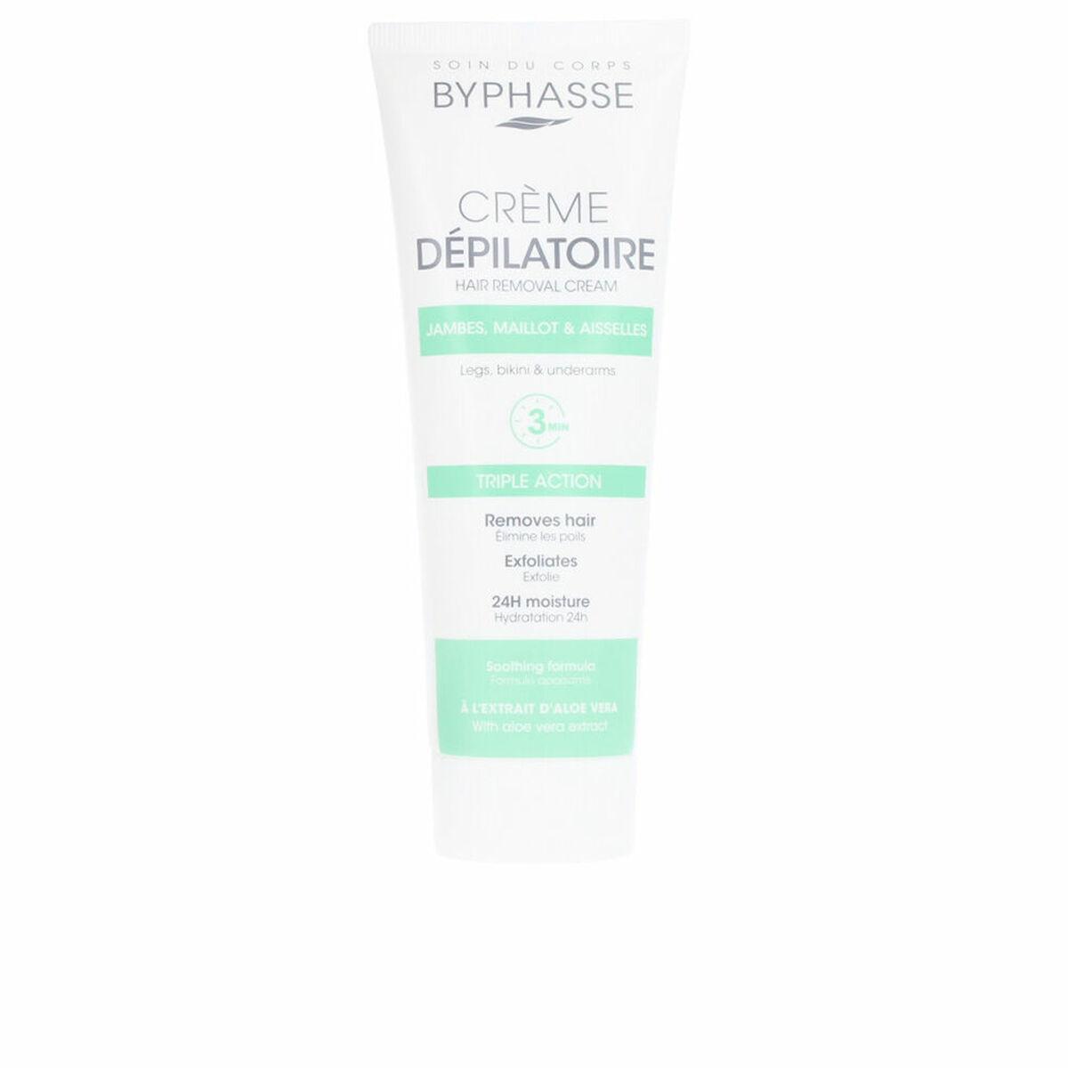 Crema Depilatoria Corporal Byphasse Aloe Vera 125 ml