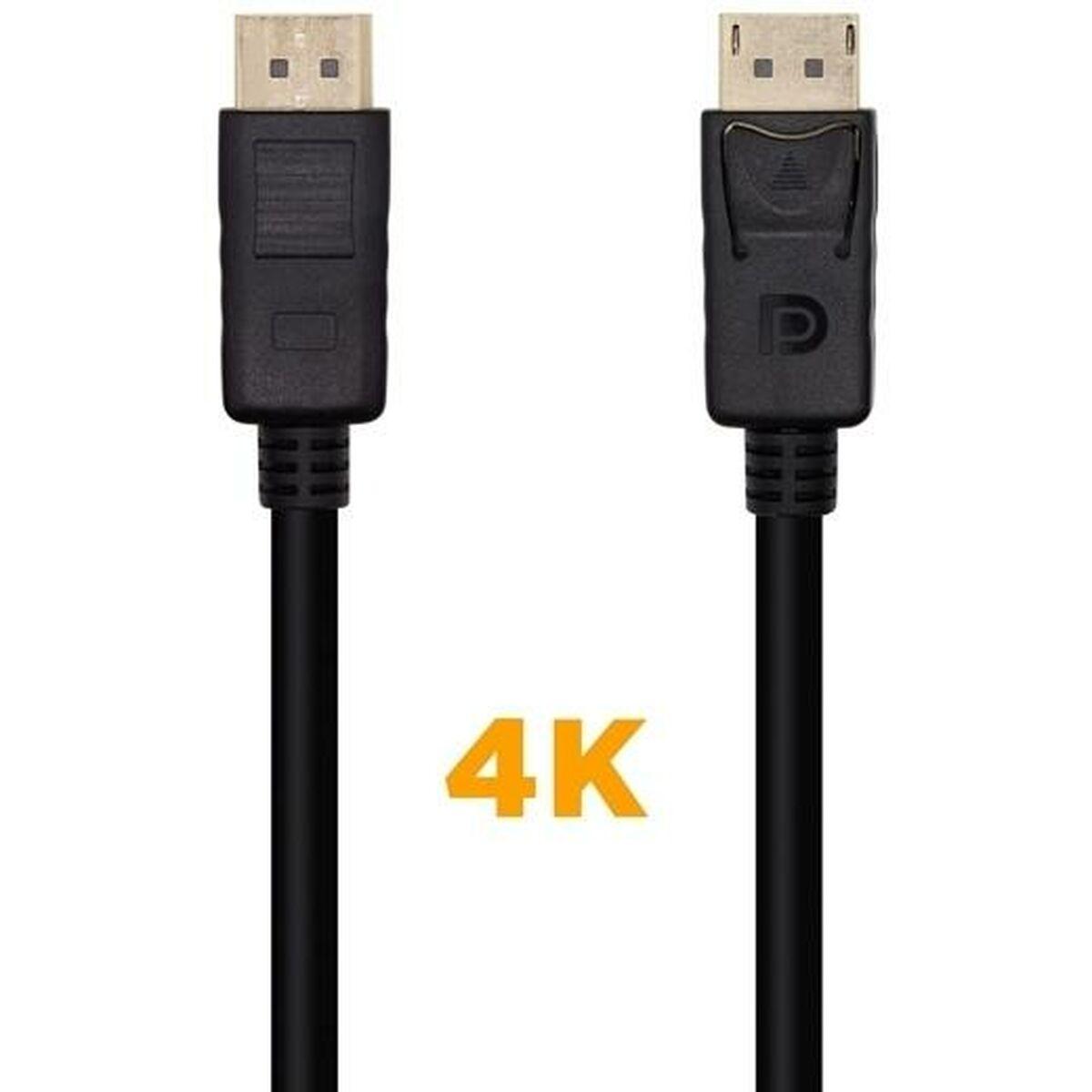 Cable DisplayPort Aisens A124-0388 Negro