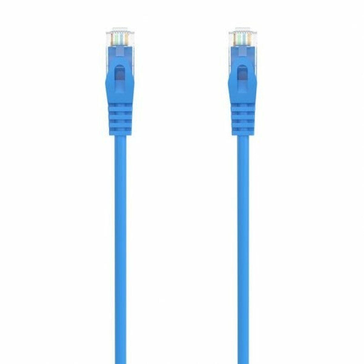 Cable RJ45 Categoría 6 UTP Rígido Aisens A145-0576 Azul 3 m
