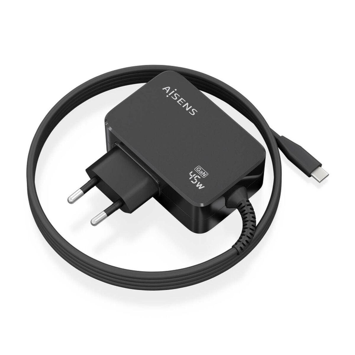 Cargador de Pared Aisens ASCH-1PD45WL032-BK Negro Multicolor 45 W