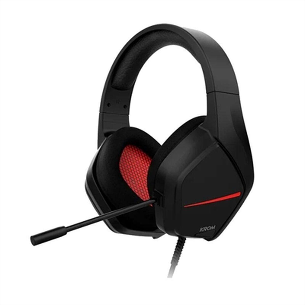 Auriculares con Micrófono Gaming Krom NXKROMKOPAMOVE Negro