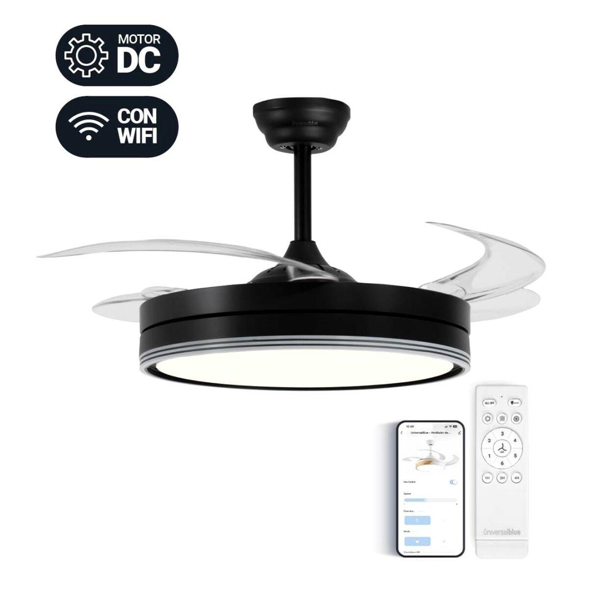 Ventilador de Techo Universal Blue Negro