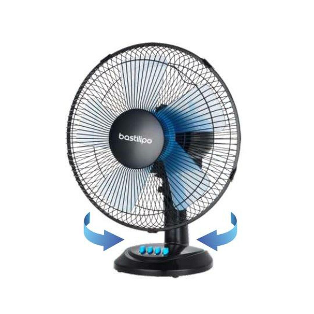 Ventilador de Sobremesa Bastilipo BARROSA Negro 50 W