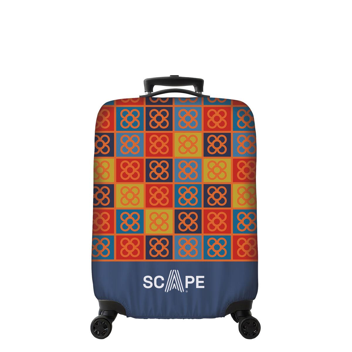 Scape Travel funda protectora de maleta talla M cuadrados