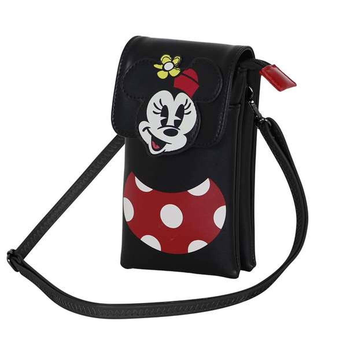 Bolso para Móvil Minnie Mouse Negro
