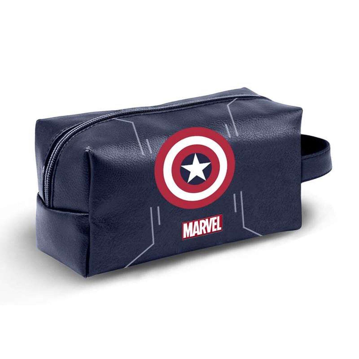 Neceser de Viaje Capitán América Azul marino PVC 13 x 27 x 13 cm