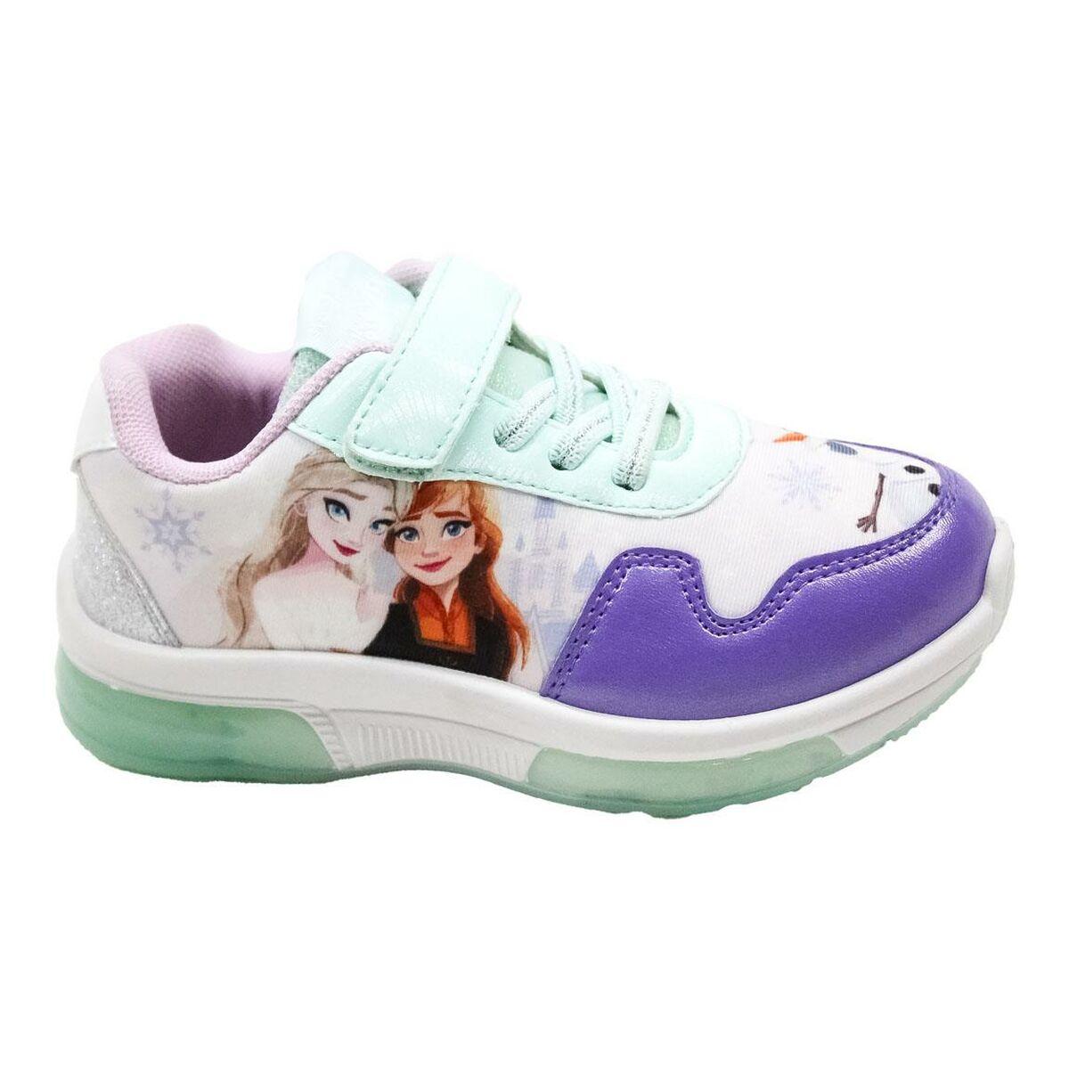 Zapatillas Deportivas con LED Frozen Morado Luces LED