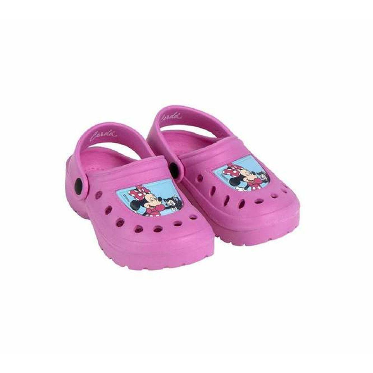 Zuecos de Playa Minnie Mouse Rosa oscuro 28-29