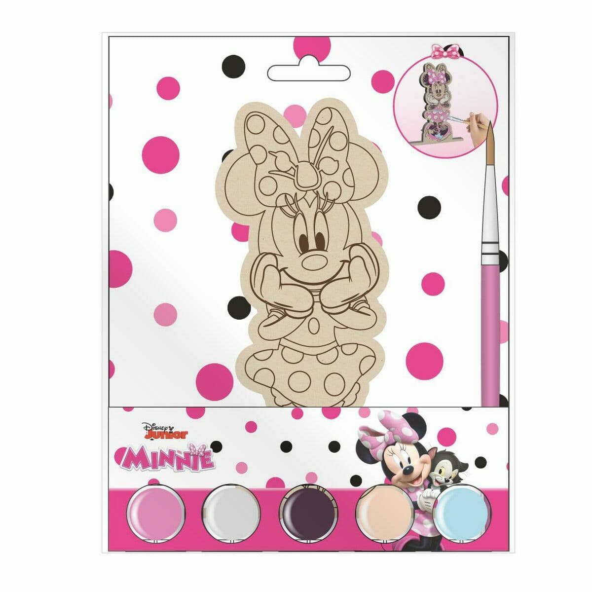 Juego de Madera Minnie Mouse Madera 14 x 18 x 5 cm