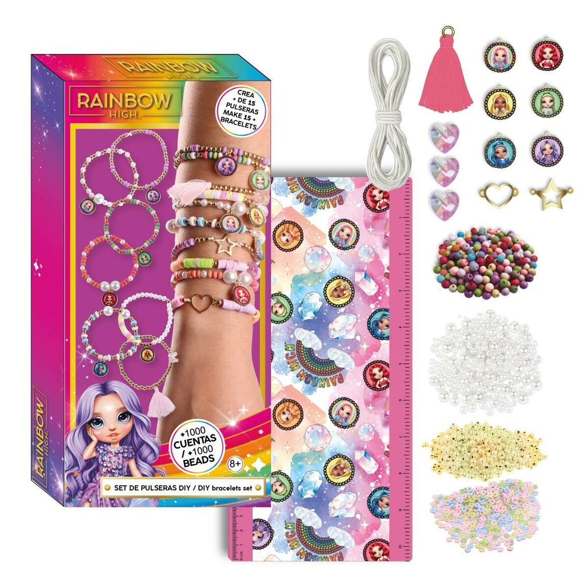 Kit Creación de Pulseras y Collares Rainbow High 13 x 28,5 x 4 cm
