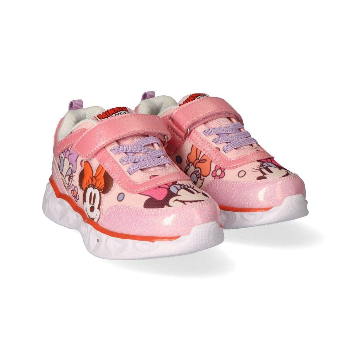 Zapatillas Deportivas con LED Minnie Mouse Rosa
