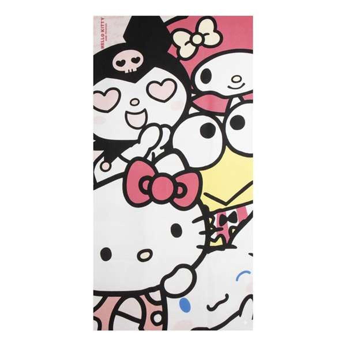Toalla de Playa Hello Kitty Rosa claro 70 x 140 cm