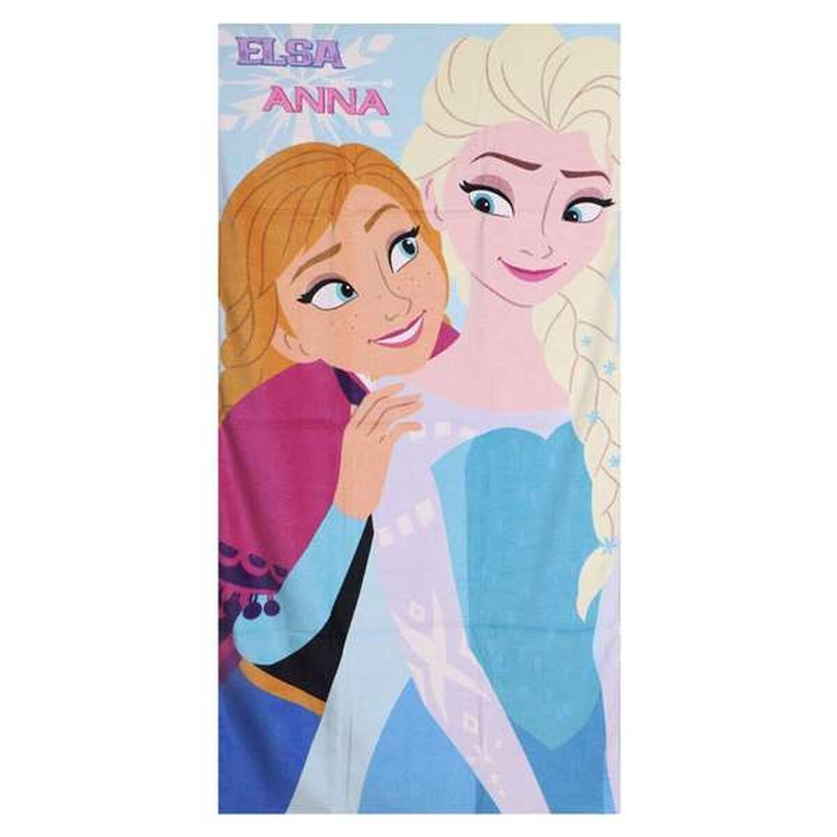 Toalla de Playa Frozen Azul claro 70 x 140 cm