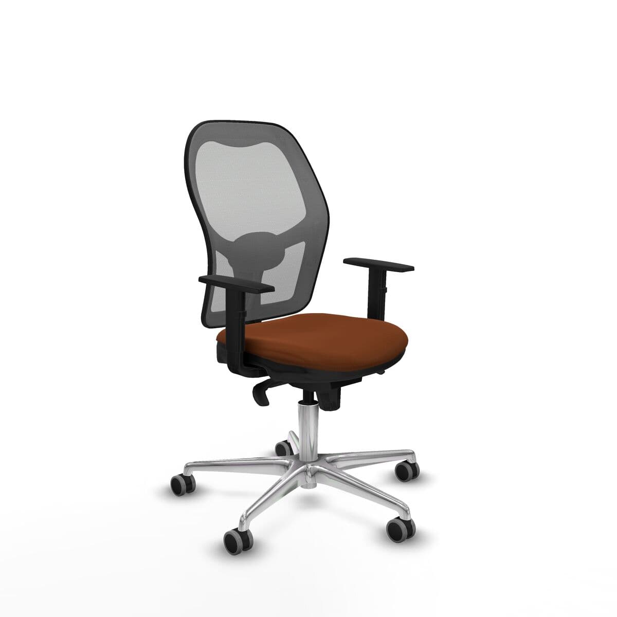 Silla de Oficina Piqueras y Crespo 1D086G0 Marrón Gris