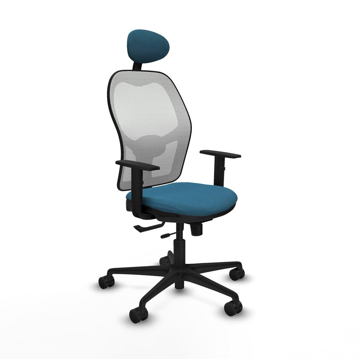 Silla de Oficina con Cabecero Jorquera Piqueras y Crespo 1D036N1 Verde petróleo