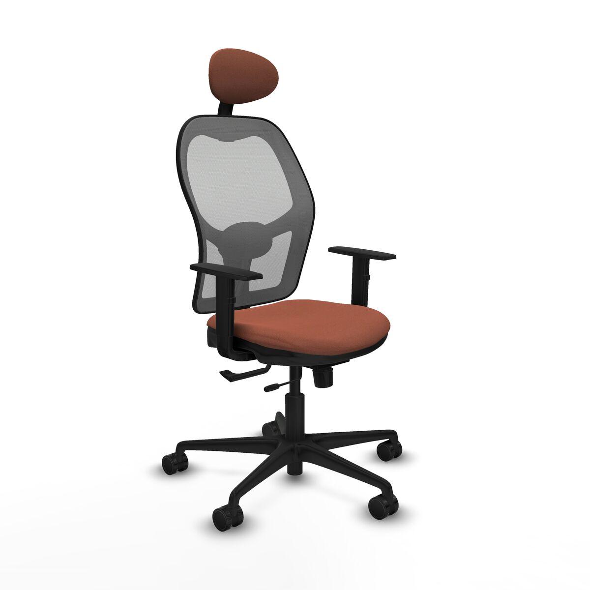 Silla de Oficina con Cabecero Jorquera Piqueras y Crespo 1D036N1 Marrón