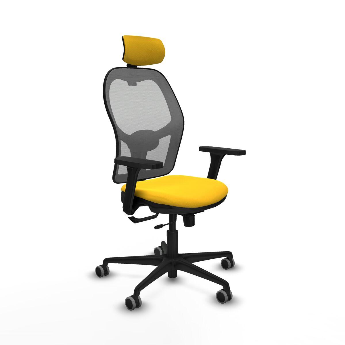 Silla de Oficina con Cabecero Jorquera Piqueras y Crespo 3D036G2 Amarillo