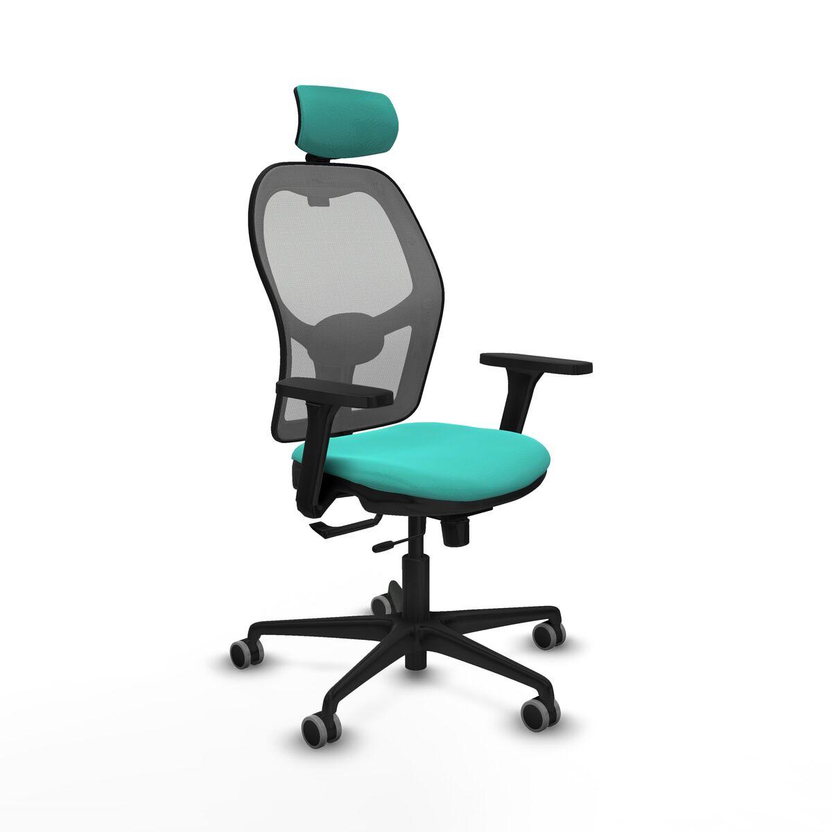 Silla de Oficina con Cabecero Jorquera Piqueras y Crespo 3D036G2 Turquesa