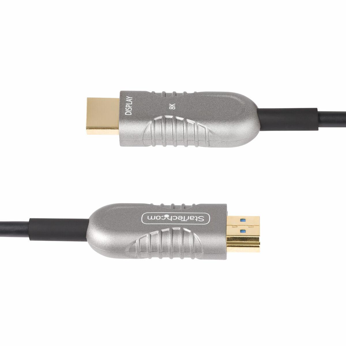 Cable HDMI Startech 8K-A-50F-HDMI-CABLE Negro Plateado 15,2 m