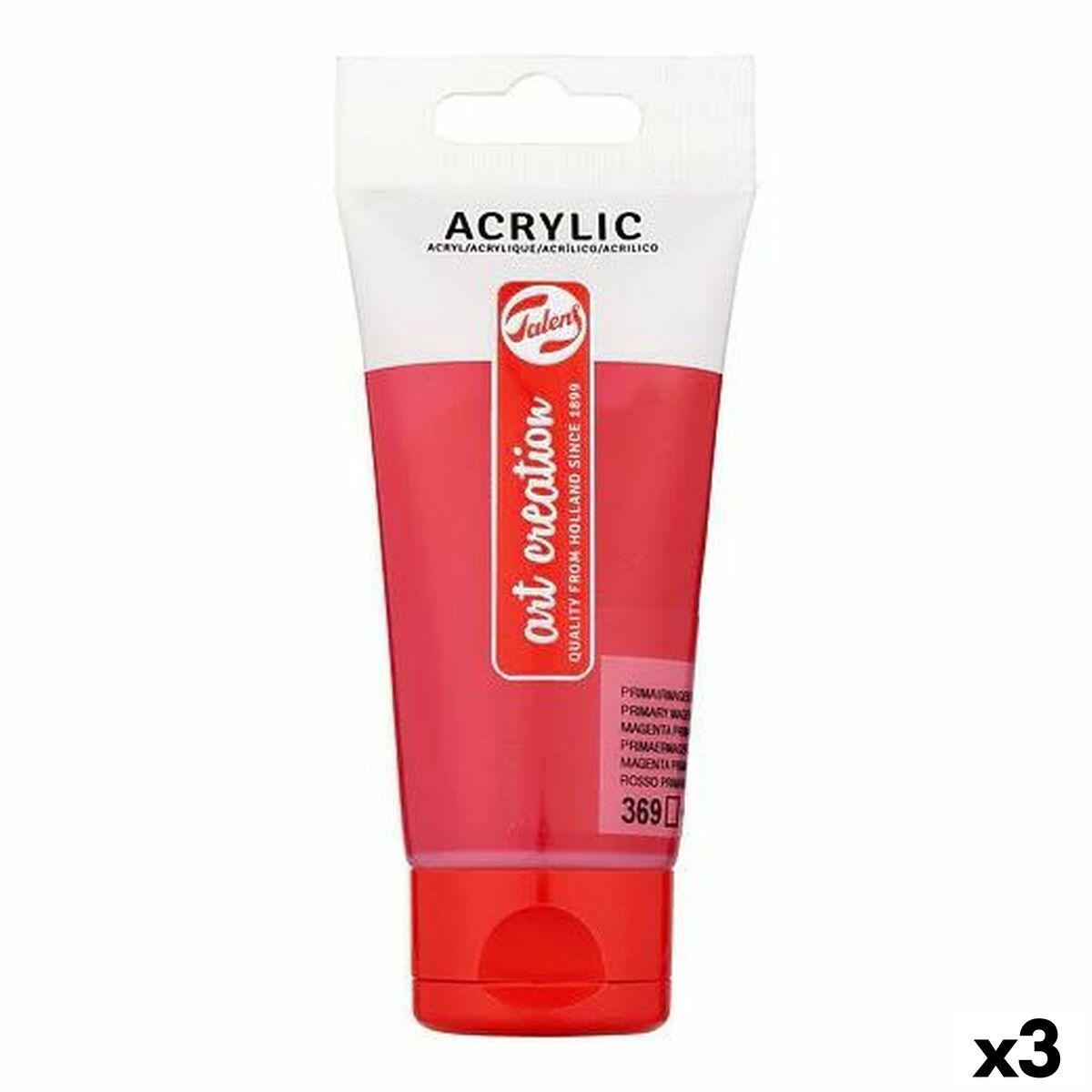 Pintura acrílica Talens Art Creation Magenta 75 ml (3 Unidades)